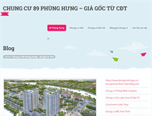Tablet Screenshot of chungcu89phunghung.net